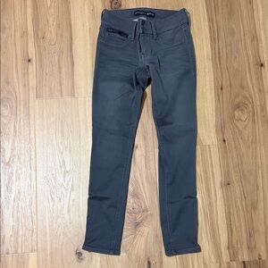 Express Women's Dark Gray Skinny Jeans